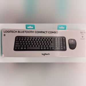 Logitech Black Bluetooth Keyboard and Mouse Set Combo ( NEW In Box )